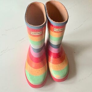 Hunter Multicolor Striped Rain Boots